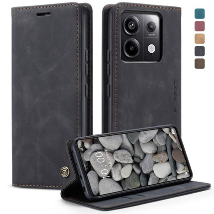 CaseMe 013 Multifunctional Horizontal Flip Leather Phone Case, For Xiaomi Redmi Note 13 Pro 5G, For Xiaomi Redmi 12 4G / 12 5G／Note 12R, For Xiaomi 13T/13T Pro, For Xiaomi Poco F5 5G/Redmi Note 12 Turbo 5G