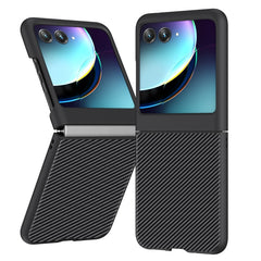 Ultra-thin Carbon Fiber Texture Printing Phone Case, For Motorola Razr 50 Ultra, For Motorola Razr 50, For Motorola Razr 40 Ultra