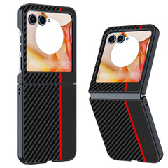 Ultra-thin Carbon Fiber Texture Printing Phone Case, For Motorola Razr 50 Ultra, For Motorola Razr 50, For Motorola Razr 40 Ultra