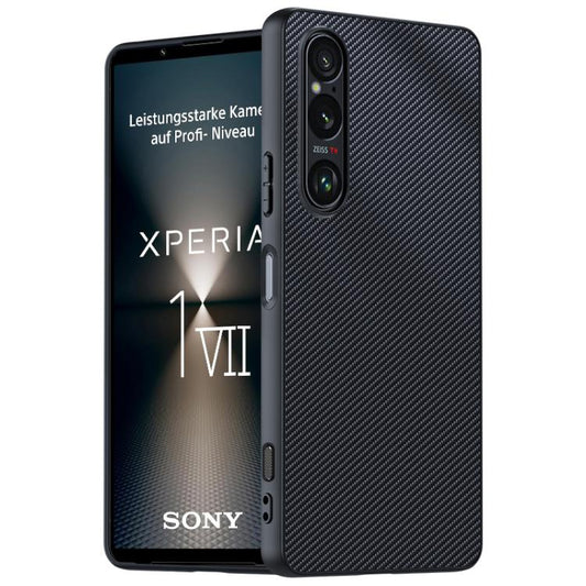 Ultra-thin Carbon Fiber Texture Printing Phone Case, For Sony Xperia 1 VII, For Sony Xperia 10 VI, For Sony Xperia 1 VI, For Sony Xperia 1 V