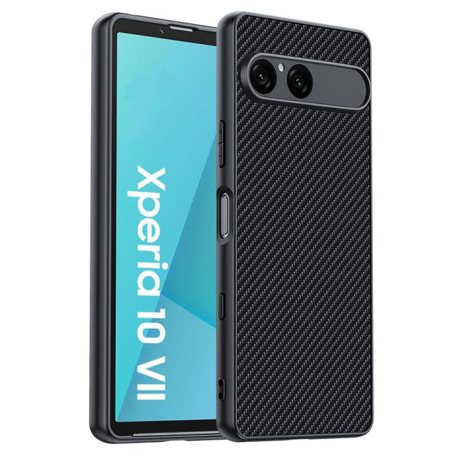 Ultra-thin Carbon Fiber Texture Printing Phone Case, For Sony Xperia 10 VII, For Sony Xperia 1 VII, For Sony Xperia 10 VI, For Sony Xperia 1 VI