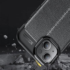 Litchi Texture Shockproof TPU Phone Case