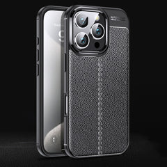 Litchi Texture Shockproof TPU Phone Case, For iPhone 17 Pro Max, For iPhone 17 Pro, For iPhone 17, For iPhone 17 Air, iPhone 16e, For iPhone 16 Pro Max, For iPhone 16 Pro, For iPhone 16 Plus, For iPhone 16, For iPhone 15 Pro Max, For iPhone 15 Pro�����...