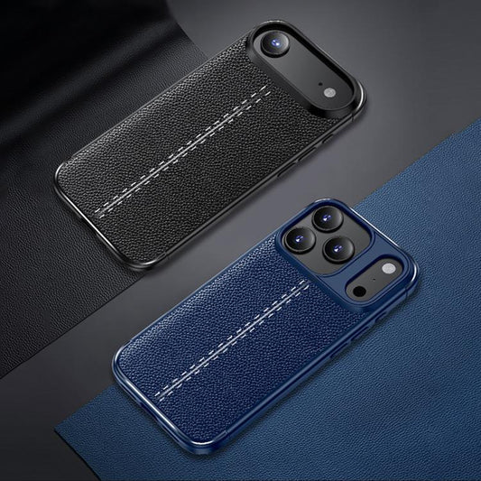 Litchi Texture Shockproof TPU Phone Case, For iPhone 17 Pro Max, For iPhone 17 Pro, For iPhone 17, For iPhone 17 Air, iPhone 16e, For iPhone 16 Pro Max, For iPhone 16 Pro, For iPhone 16 Plus, For iPhone 16, For iPhone 15 Pro Max, For iPhone 15 Pro�����...