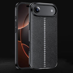 Litchi Texture Shockproof TPU Phone Case, For iPhone 17 Pro Max, For iPhone 17 Pro, For iPhone 17, For iPhone 17 Air, iPhone 16e, For iPhone 16 Pro Max, For iPhone 16 Pro, For iPhone 16 Plus, For iPhone 16, For iPhone 15 Pro Max, For iPhone 15 Pro�����...