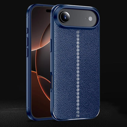 Litchi Texture Shockproof TPU Phone Case, For iPhone 16e / 17e, For iPhone 17 Pro Max, For iPhone 17 Pro, For iPhone 17, For iPhone Air, For iPhone 16 Pro Max, For iPhone 16 Pro, For iPhone 16 Plus, For iPhone 16, For iPhone 15 Pro Max, For iPhone 15 P...