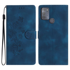 Flower Butterfly Embossing Pattern Leather Phone Case, For Motorola Moto G31 / G41, For Motorola Moto G60 / G40 Fusion, For Motorola Moto G10 / G20 / G30, For Motorola Moto G50