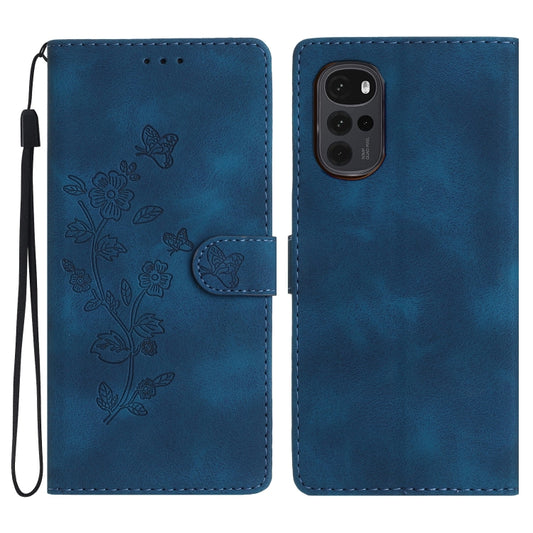 Flower Butterfly Embossing Pattern Leather Phone Case, For Motorola Moto G22, For Motorola Moto E20 / E30 / E40, For Motorola Moto G31 / G41, For Motorola Moto G60 / G40 Fusion, For Motorola Moto G10 / G20 / G30