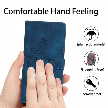 Flower Butterfly Embossing Pattern Leather Phone Case, For Motorola Moto G13, For Motorola Moto E13, For Motorola Moto G73, For Motorola Moto E22