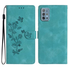 Flower Butterfly Embossing Pattern Leather Phone Case