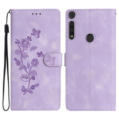 Flower Butterfly Embossing Pattern Leather Phone Case, For Motorola Moto G8 Play, For Motorola One Action, For Motorola Moto P40 Power, For Motorola Moto G7 Power