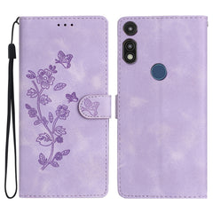 Flower Butterfly Embossing Pattern Leather Phone Case