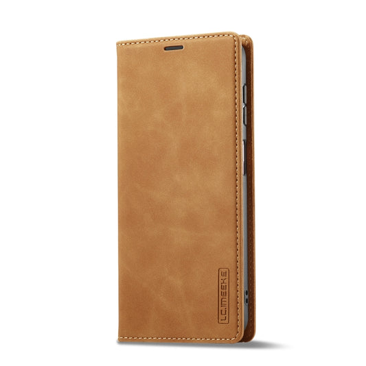 LC.IMEEKE Strong Magnetism Ultra-thin Matte Leather Phone Case, For Samsung Galaxy A24 4G