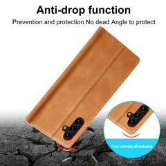 LC.IMEEKE Strong Magnetism Ultra-thin Matte Leather Phone Case, For Samsung Galaxy A24 4G