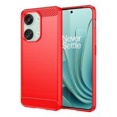 Brushed Texture Carbon Fiber TPU Phone Case, For OnePlus Nord CE3 Lite, For OnePlus Nord 3
