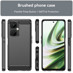 Brushed Texture Carbon Fiber TPU Phone Case, For OnePlus Nord CE3 Lite, For OnePlus Nord 3