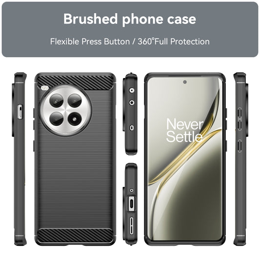 Brushed Texture Carbon Fiber TPU Phone Case, For OnePlus Ace 3 Pro, For OnePlus Nord CE4 Lite, For OnePlus Ace 3V, For OnePlus Nord CE4, For OnePlus Ace 3 5G, For OnePlus 12R, For OnePlus ACE 2 Pro 5G, For OnePlus Nord N30