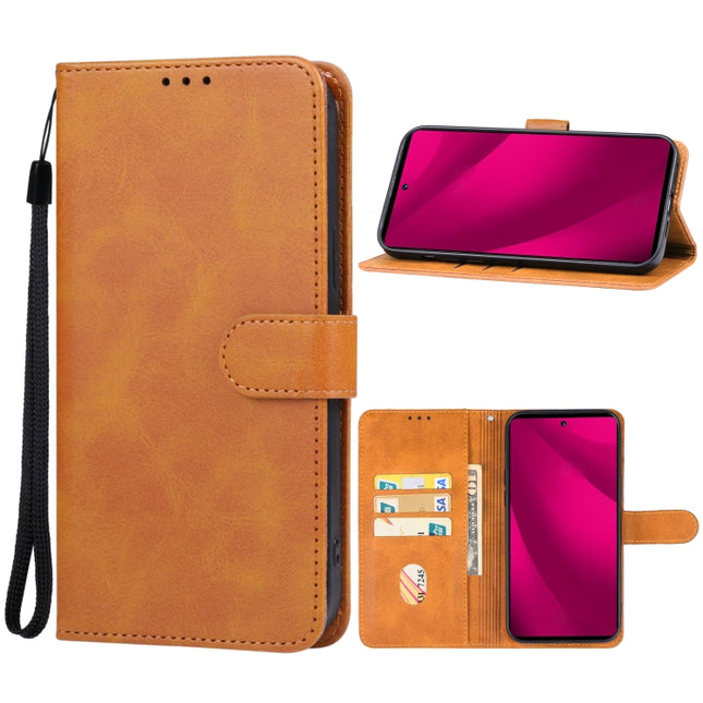Leather Phone Case, For T-Mobile Revvl 7 Pro 5G, For T-Mobile T Phone 2 5G
