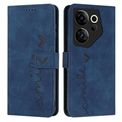 Skin Feel Heart Pattern Leather Phone Case, For Tecno Pova Neo 3, For Tecno Camon 20 Premier, For Tecno Pova 5 4G, For Tecno Camon 20 Pro 5G, For Tecno Camon 20/Camon 20 Pro 4G