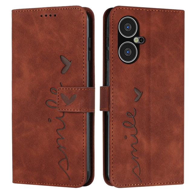 Skin Feel Heart Pattern Leather Phone Case, For Tecno Pova Neo 3, For Tecno Camon 20 Premier, For Tecno Camon 20 Pro 5G, For Tecno Pova 5 4G