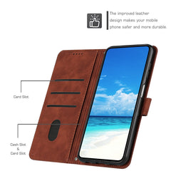 Skin Feel Heart Pattern Leather Phone Case, For Tecno Pova Neo 3, For Tecno Camon 20 Premier, For Tecno Pova 5 4G, For Tecno Camon 20 Pro 5G, For Tecno Camon 20/Camon 20 Pro 4G