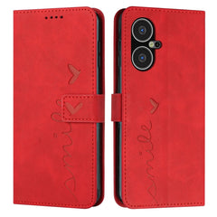 Skin Feel Heart Pattern Leather Phone Case, For Tecno Pova Neo 3, For Tecno Camon 20 Premier, For Tecno Pova 5 4G, For Tecno Camon 20 Pro 5G, For Tecno Camon 20/Camon 20 Pro 4G