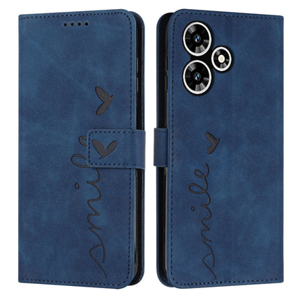Skin Feel Heart Pattern Leather Phone Case, For Infinix Hot 30 Play NFC, For Infinix Note 30/Note 30 5G, For Infinix Note 30i, For Infinix Note 30 Pro