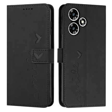 Skin Feel Heart Pattern Leather Phone Case, For Infinix Hot 30 Play NFC, For Infinix Note 30/Note 30 5G, For Infinix Note 30i, For Infinix Note 30 Pro