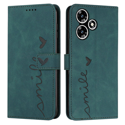 Skin Feel Heart Pattern Leather Phone Case, For Infinix Hot 30 Play NFC, For Infinix Note 30/Note 30 5G, For Infinix Note 30i, For Infinix Note 30 Pro