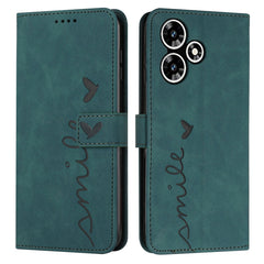 Skin Feel Heart Pattern Leather Phone Case, For Infinix Hot 30 Play NFC, For Infinix Note 30/Note 30 5G, For Infinix Note 30i, For Infinix Note 30 Pro, For Infinix Hot 30, For Infinix Note 30 VIP