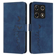 Skin Feel Heart Pattern Leather Phone Case, For Infinix Hot 30 Play NFC, For Infinix Note 30/Note 30 5G, For Infinix Note 30i, For Infinix Note 30 Pro, For Infinix Hot 30, For Infinix Note 30 VIP