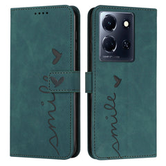 Skin Feel Heart Pattern Leather Phone Case, For Infinix Hot 30 Play NFC, For Infinix Note 30/Note 30 5G, For Infinix Note 30i, For Infinix Note 30 Pro, For Infinix Hot 30, For Infinix Note 30 VIP