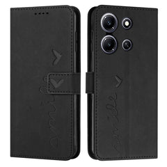 Skin Feel Heart Pattern Leather Phone Case, For Infinix Hot 30 Play NFC, For Infinix Note 30/Note 30 5G, For Infinix Note 30i, For Infinix Note 30 Pro, For Infinix Hot 30, For Infinix Note 30 VIP