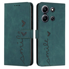 Skin Feel Heart Pattern Leather Phone Case, For Infinix Hot 30 Play NFC, For Infinix Note 30/Note 30 5G, For Infinix Note 30i, For Infinix Note 30 Pro, For Infinix Hot 30, For Infinix Note 30 VIP