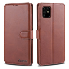 AZNS Calf Texture Horizontal Flip Leather Case, with Holder & Card Slots & Wallet & Photo Frame, For Samsung Galaxy A01, For Samsung Galaxy A20s, For Samsung Galaxy A21, For Samsung Galaxy A51, For Samsung Galaxy A81 / Note 10 Lite