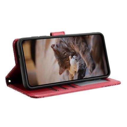 Cat Embossing Pattern Leather Phone Case with Lanyard, For iPhone Air, For iPhone 16 Pro Max, For iPhone 16 Pro, For iPhone 16 Plus