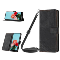 Skin Feel Stripe Pattern Leather Phone Case with Lanyard, For Infinix Zero 30 4G, For Infinix Zero 30 5G, For Infinix Hot 30 Play NFC, For Infinix Note 30/Note 30 5G, For Infinix Note 30i