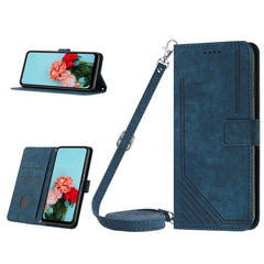 Skin Feel Stripe Pattern Leather Phone Case with Lanyard, For Infinix Zero 30 4G, For Infinix Zero 30 5G, For Infinix Hot 30 Play NFC, For Infinix Note 30/Note 30 5G, For Infinix Note 30i