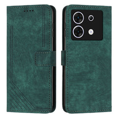 Skin Feel Stripe Pattern Leather Phone Case with Lanyard, For Infinix Zero 30 4G, For Infinix Zero 30 5G, For Infinix Hot 30 Play NFC, For Infinix Note 30/Note 30 5G, For Infinix Note 30i