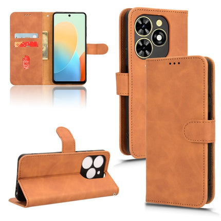 Skin Feel Magnetic Flip Leather Phone Case, For Tecno Pop 8, For Tecno Pova 5 Pro, For Tecno Pova Neo 3, For Tecno Pova 5