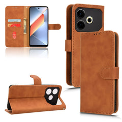 Skin Feel Magnetic Flip Leather Phone Case, For Tecno Spark 30 Pro 4G, For Tecno Spark Go 2025 / Spark Go 1, For Tecno Pop 9, For Tecno Camon 30S Pro, For Tecno Pova 6 Neo, For Tecno Camon 30 4G