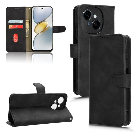 Skin Feel Magnetic Flip Leather Phone Case