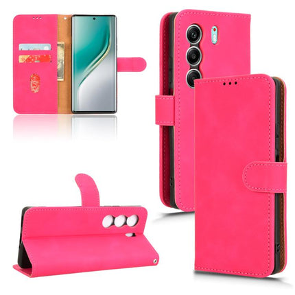 Skin Feel Magnetic Flip Leather Phone Case, For Tecno Pova Curve 5G, For Tecno Camon 40 Premier, For Tecno Camon 40, For Tecno Spark 30 Pro 4G