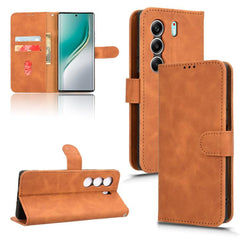 Skin Feel Magnetic Flip Leather Phone Case, For Tecno Camon 40 Premier, For Tecno Camon 40, For Tecno Spark 30 Pro 4G, For Tecno Spark Go 2025 / Spark Go 1