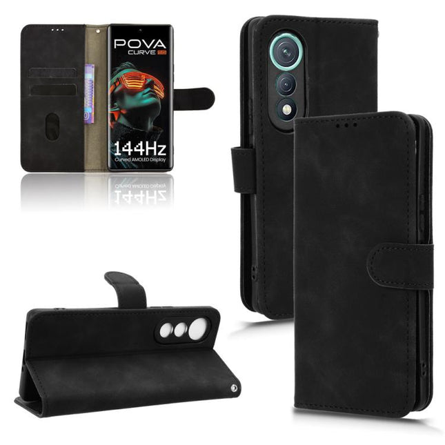 Skin Feel Magnetic Flip Leather Phone Case, For Tecno Pova Curve 5G, For Tecno Camon 40 Premier, For Tecno Camon 40, For Tecno Spark 30 Pro 4G