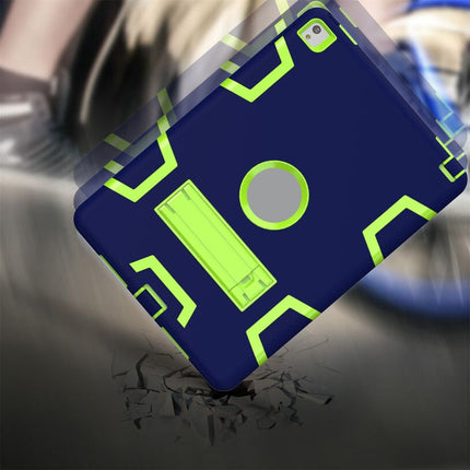 Shockproof PC + Silicone Protective Case，with Holder, For iPad 9.7(2017)