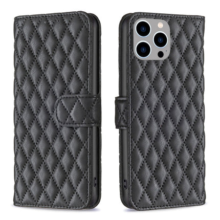 Diamond Lattice Wallet Flip Leather Phone Case, For iPhone 16, For iPhone 15 Pro Max, For iPhone 15 Pro, For iPhone 15 Plus