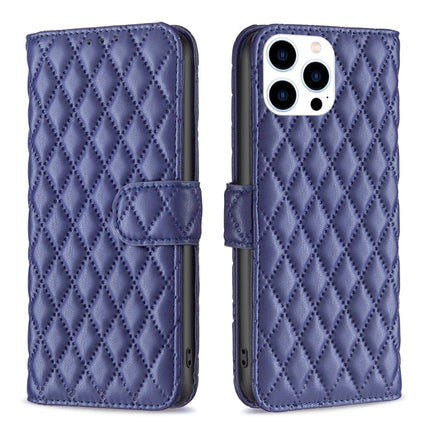 Diamond Lattice Wallet Flip Leather Phone Case, For iPhone 16, For iPhone 15 Pro Max, For iPhone 15 Pro, For iPhone 15 Plus