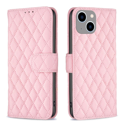 Diamond Lattice Wallet Flip Leather Phone Case, For iPhone 16, For iPhone 15 Pro Max, For iPhone 15 Pro, For iPhone 15 Plus