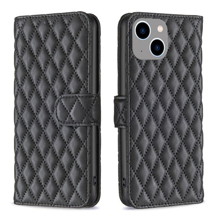 Diamond Lattice Wallet Flip Leather Phone Case, For iPhone 16, For iPhone 15 Pro Max, For iPhone 15 Pro, For iPhone 15 Plus